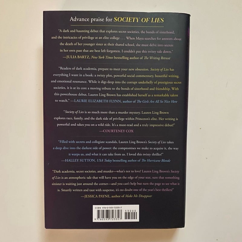Society of Lies: Reese's Book Club