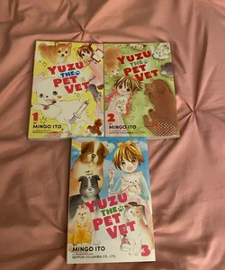 Yuzu the Pet Vet manga volumes 1-3