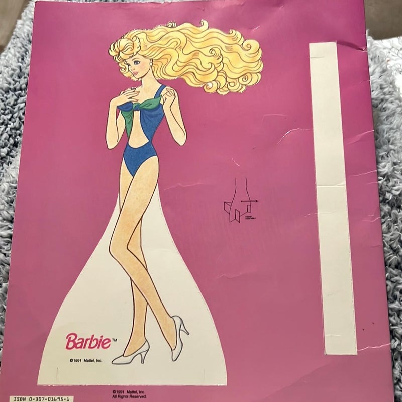 Vintage Barbie Paper Doll book 