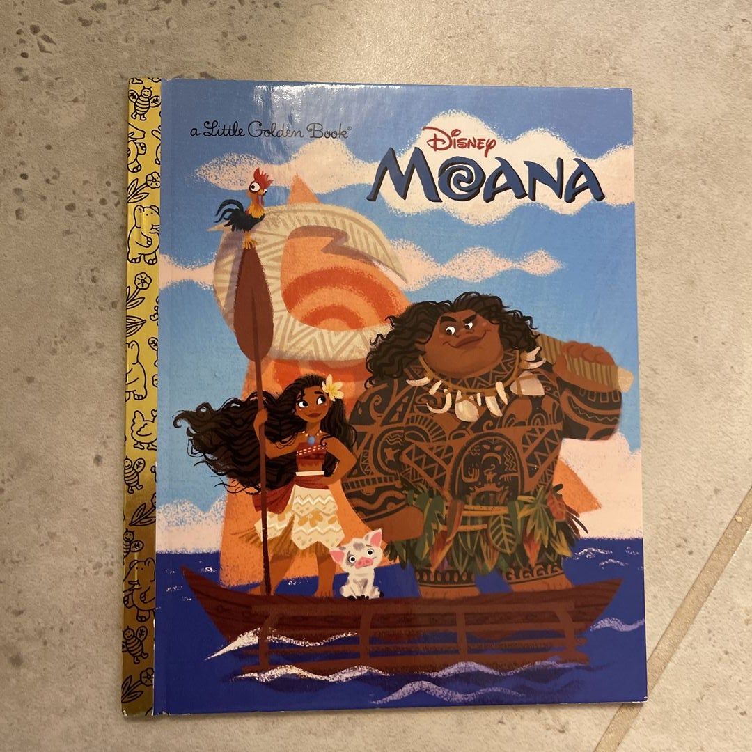 Moana Little Golden Book (Disney Moana) By Laura Hitchcock