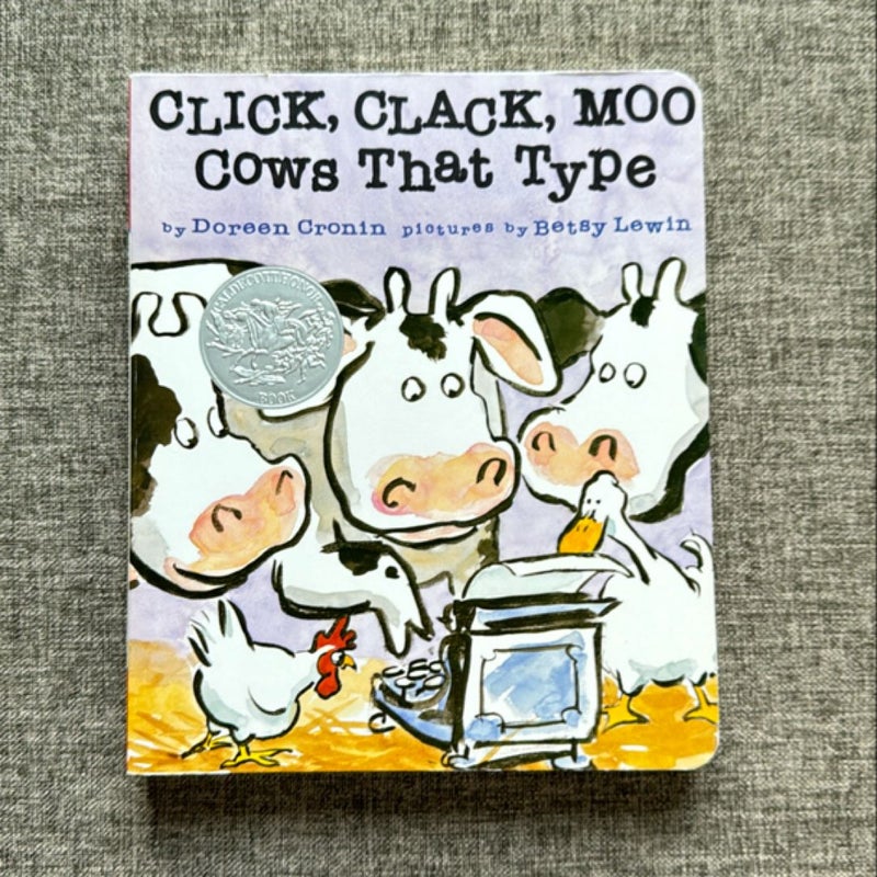 Click, Clack, Moo Cows That Type (board book)