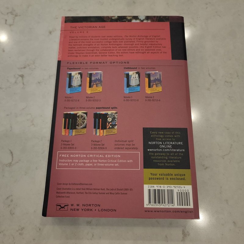 The Norton Anthology of English Literature
