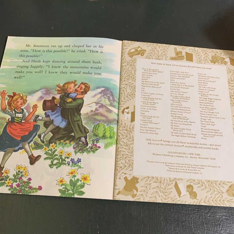 Heidi Little Golden Book