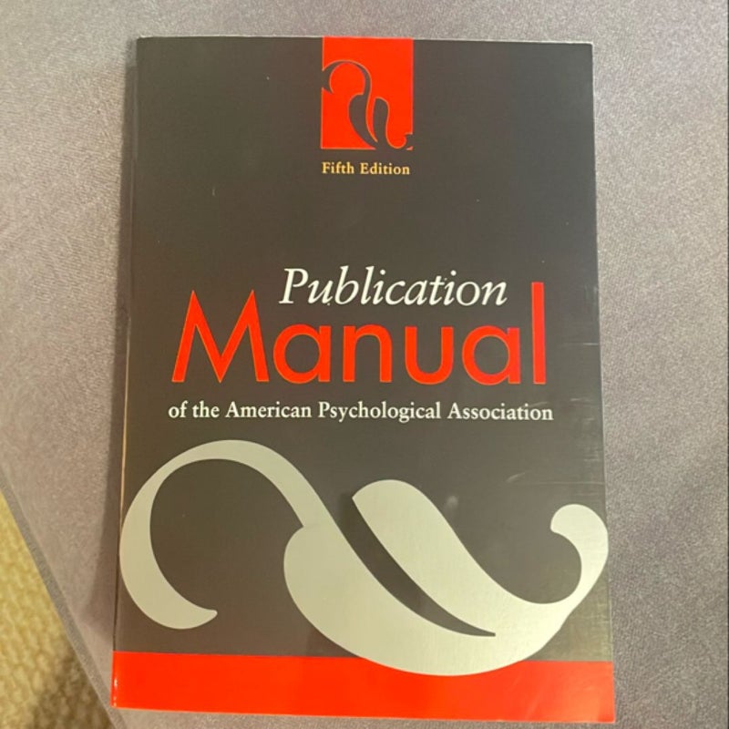 Publication Manual of the American Psychological Association