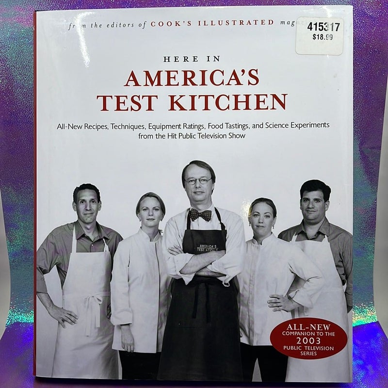 Here in America's Test Kitchen