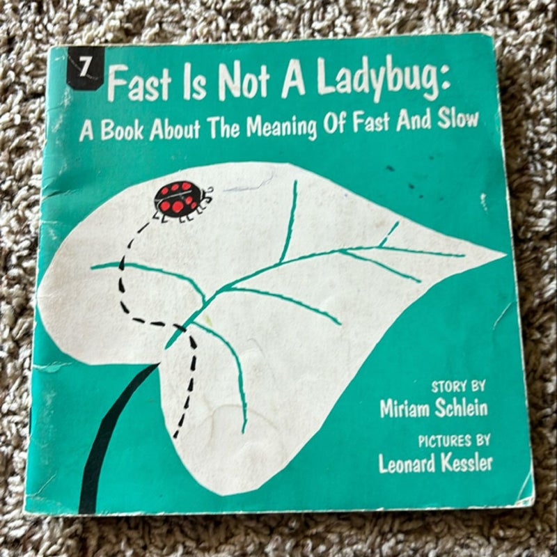 Fast is Not a Lady Bug