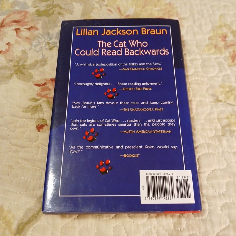 The Cat Who Could Read Backwards