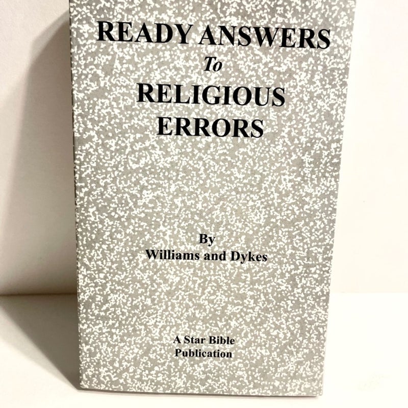 Ready Answers to Religious Errors