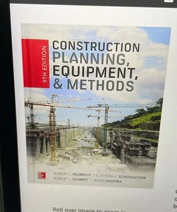 Construction planning, Equipment and methods  9th edition