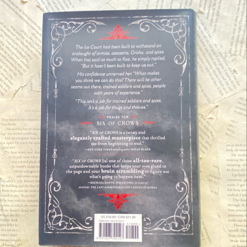 Leigh Bardugo bundle, Six of Crows (Black Sprayed Edges), King of Scars 