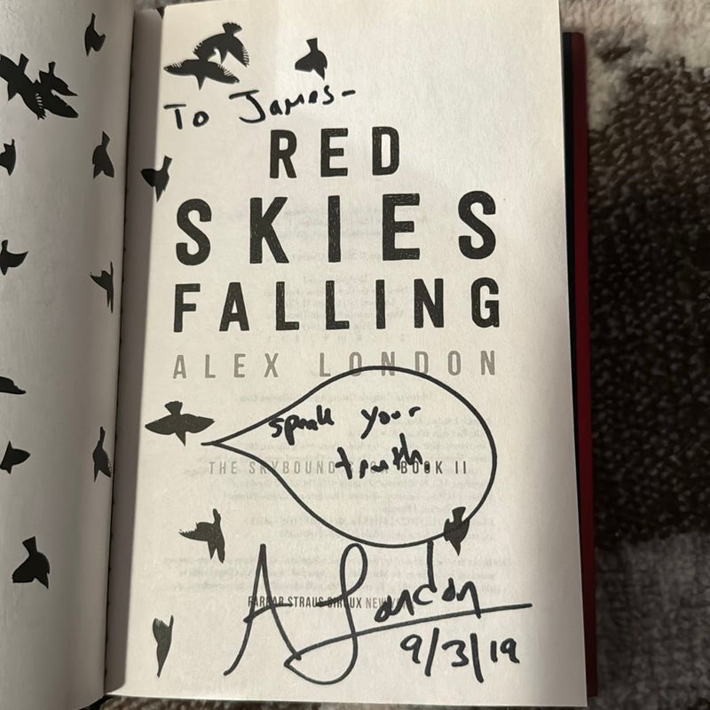 Red Skies Falling (SIGNED for James)