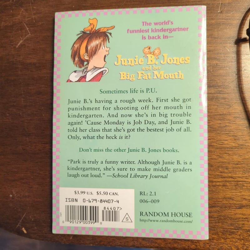 Junie B. Jones #3: Junie B. Jones and Her Big Fat Mouth