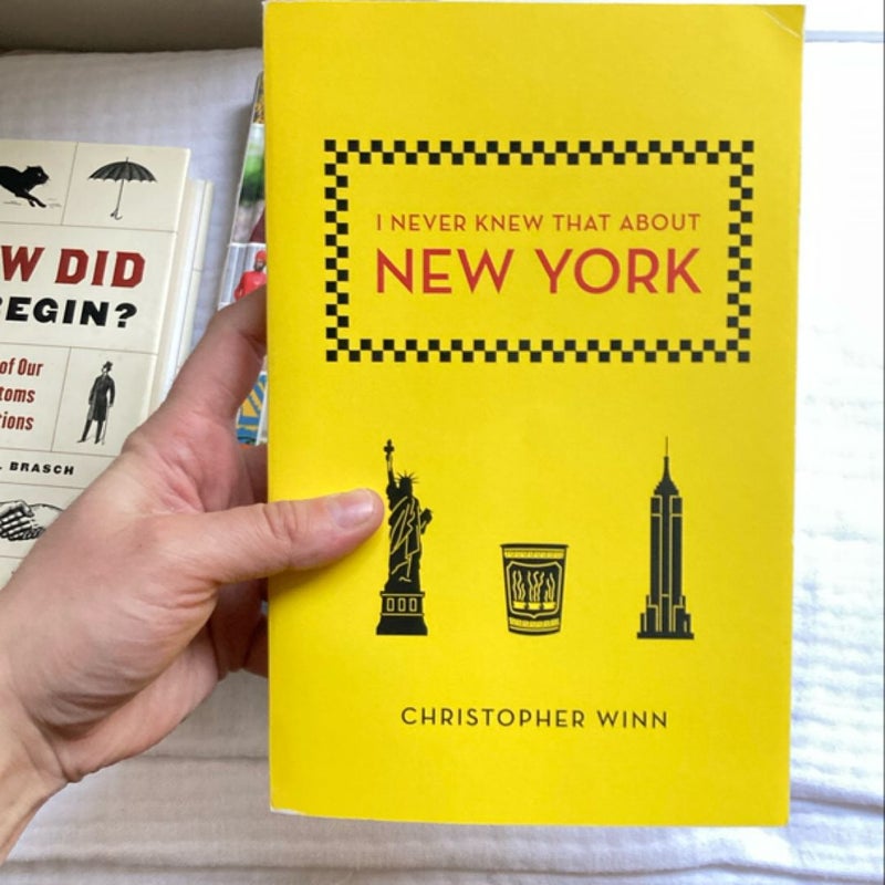 Coffee Table Books Bundle: I Never Knew That about New York, Humans of New York, How Did It Begin