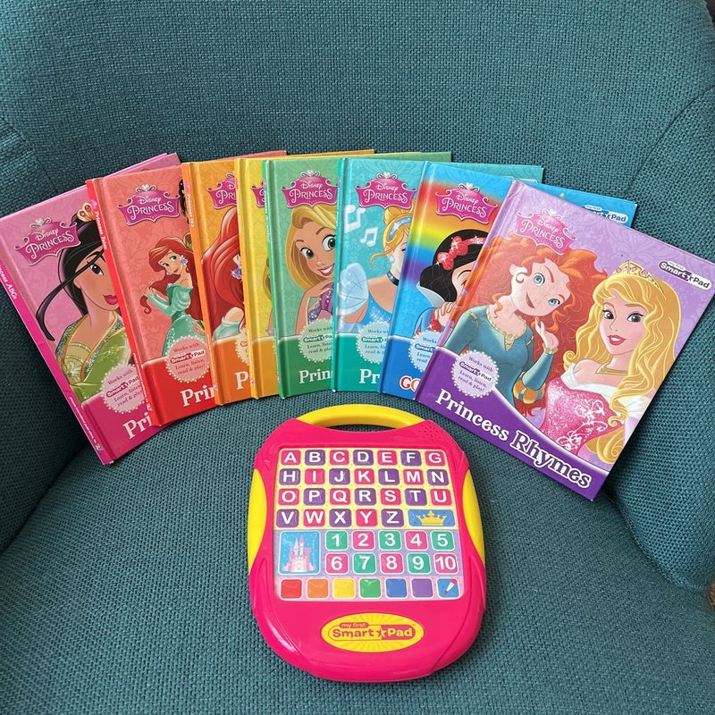 MY FIRST SMART PAD DISNEY PRINCESS Electronic Activity Pad and 8-Book Library