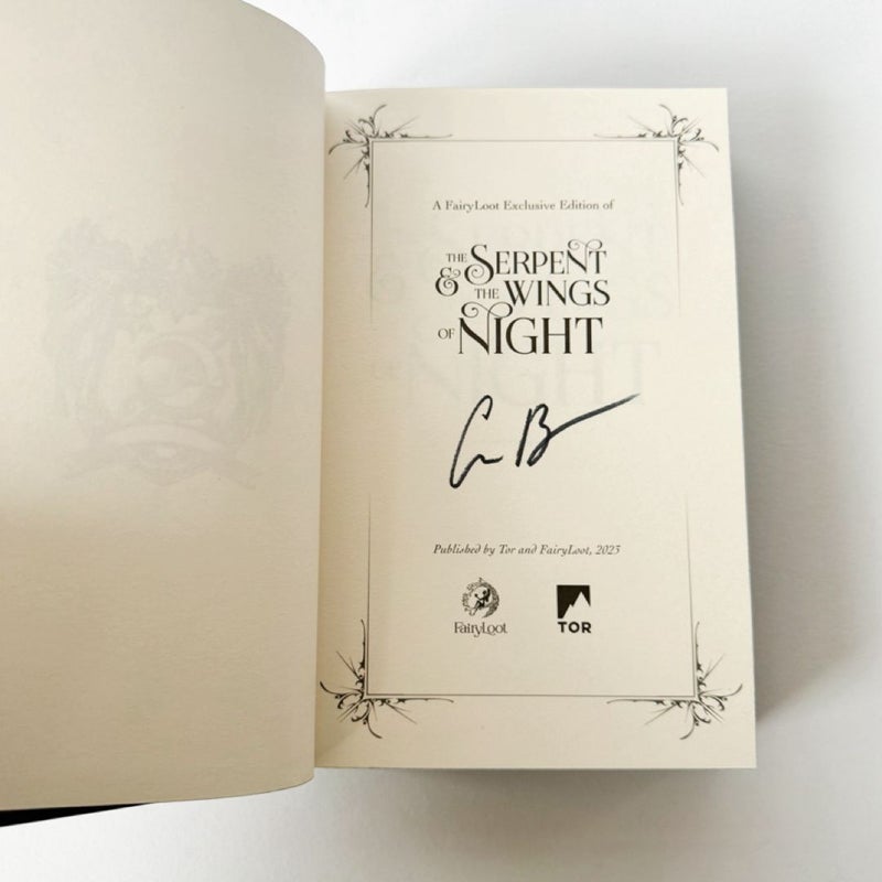 The Serpent and the Wings of Night, The Ashes and the Star-Cursed King Crowns of Nyaxia (SIGNED Fairyloot Exclusive Editions)