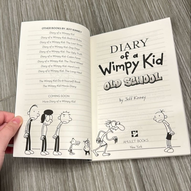 Diary of a Wimpy Kid Old School