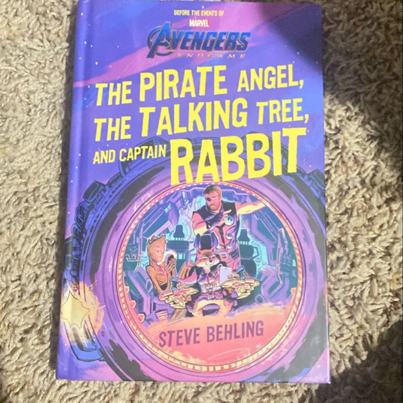 Avengers: Endgame the Pirate Angel, the Talking Tree, and Captain Rabbit