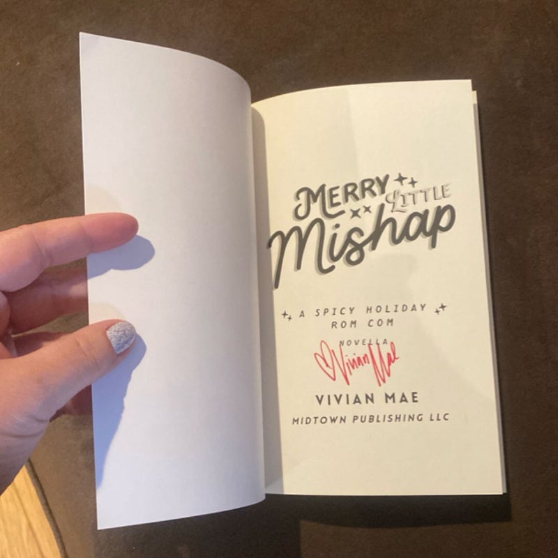 Signed Copy of Merry Little Mishap