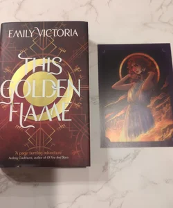 This Golden Flame Signed Fairyloot Edition