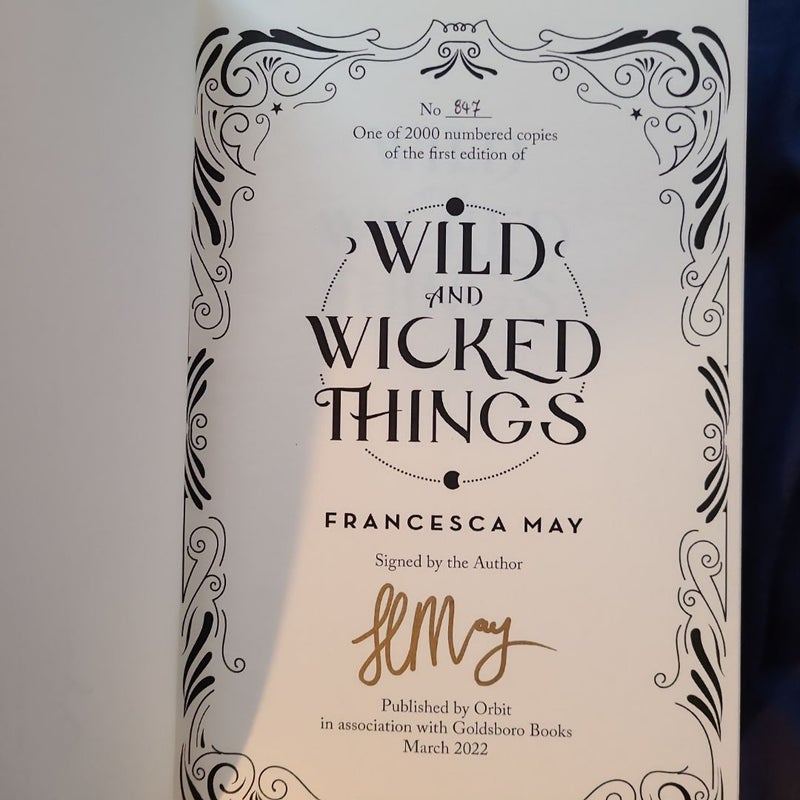 Wild and Wicked Things (Goldsboro GSFF edition)