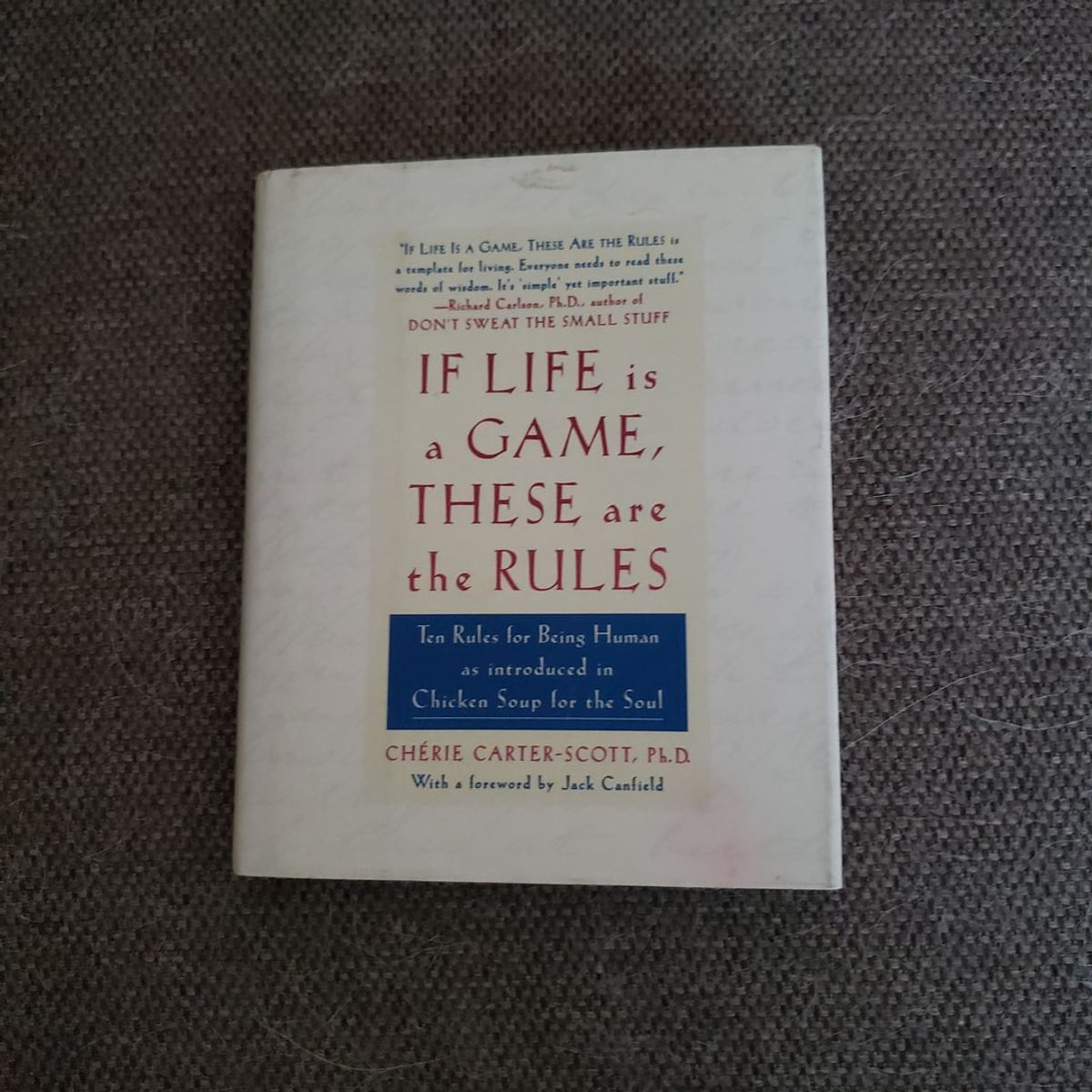 If Life Is a Game, These Are the Rules by Cherie Carter-Scott ...