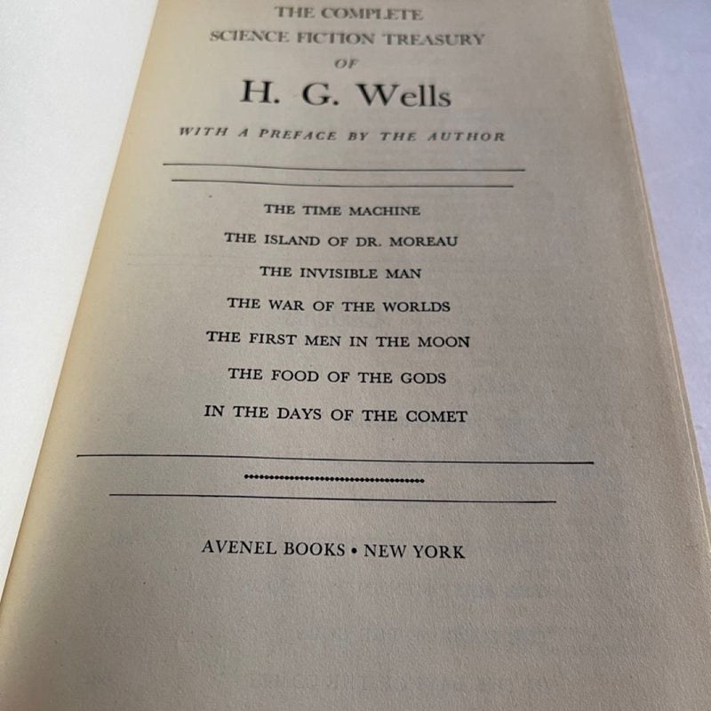 The Complete Science Fiction Treasury of H.G. Wells