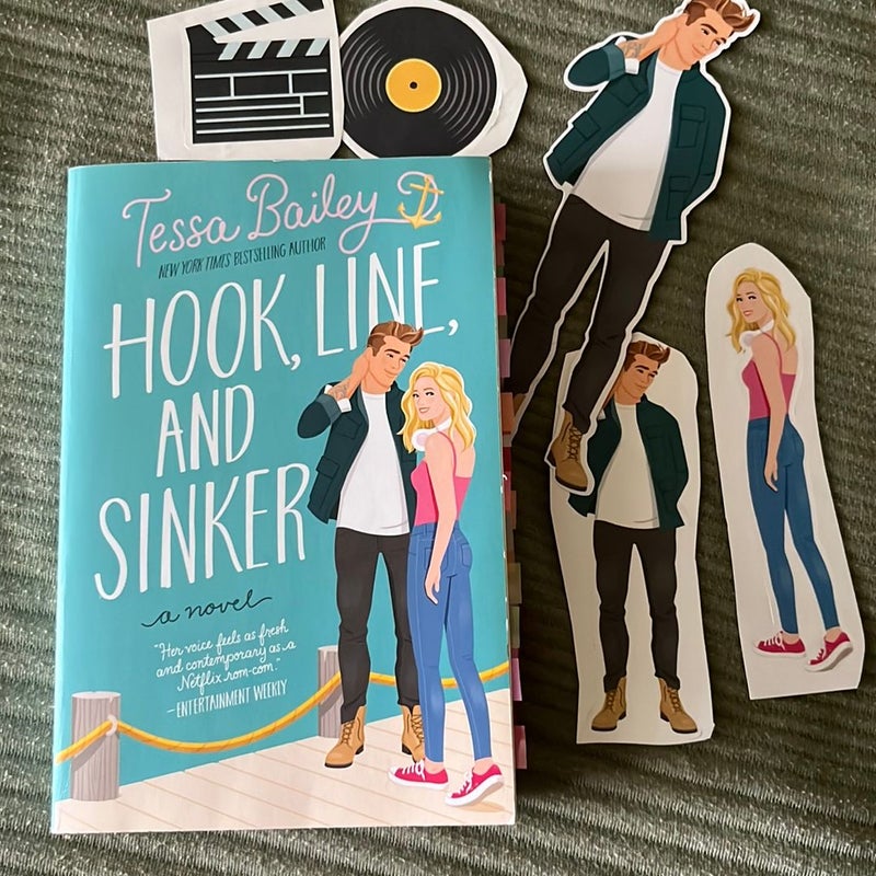 Hook, Line, and Sinker (with pre-order character cut outs included)