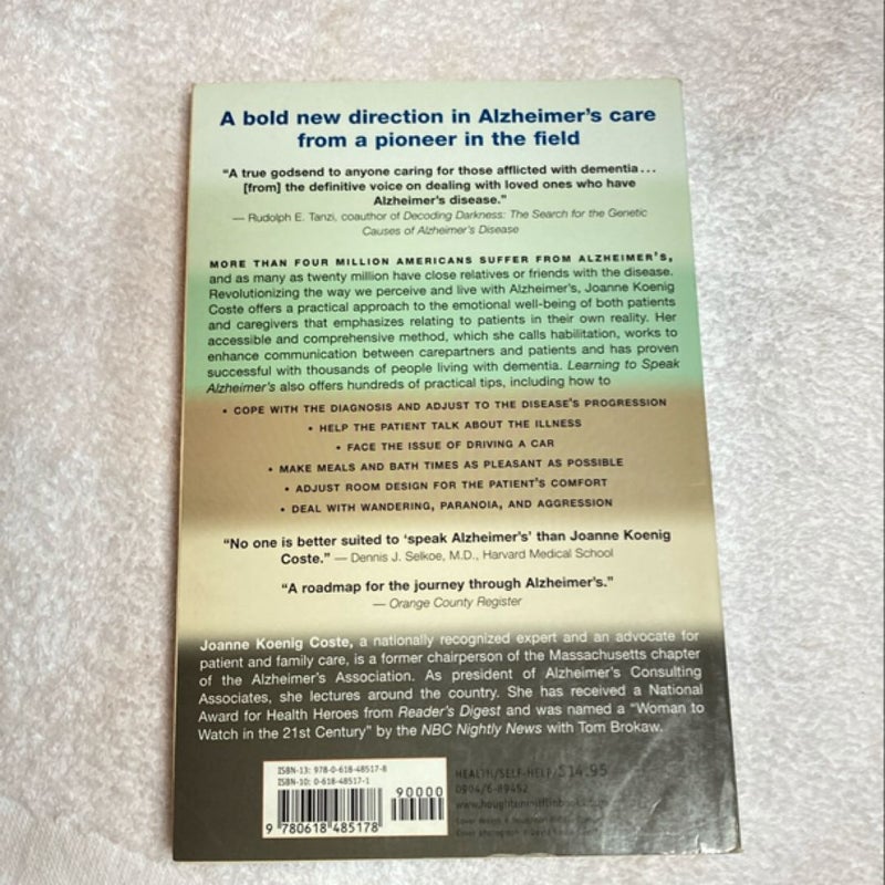 Learning to Speak Alzheimer's 10C