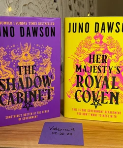 Fairyloot Her Majesty’s Royal Coven and The Shadow Cabinet by Juno Dawson