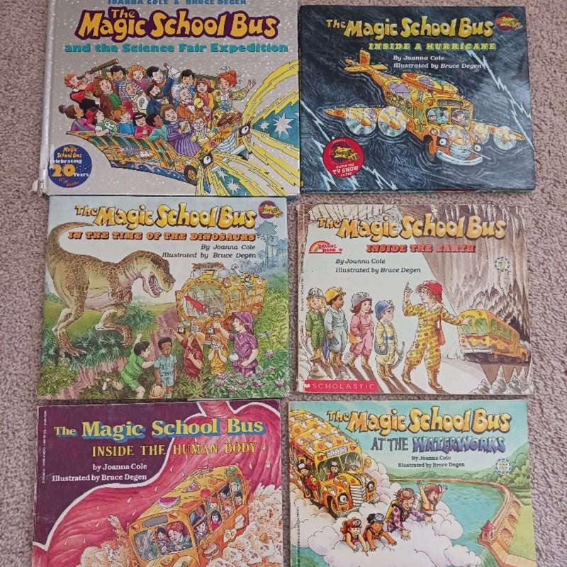 Vintage The Magic School Bus Book Bundle