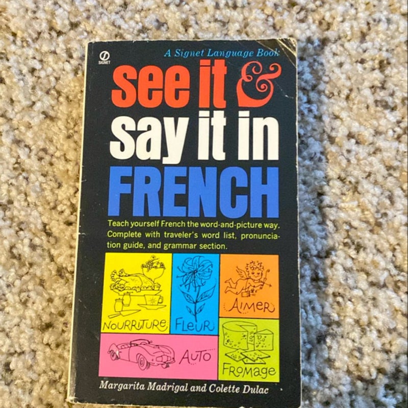 See It and Say It in French