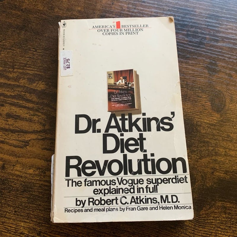 Dr. Atkins' Diet Revolution - Mass Market Paperwork 