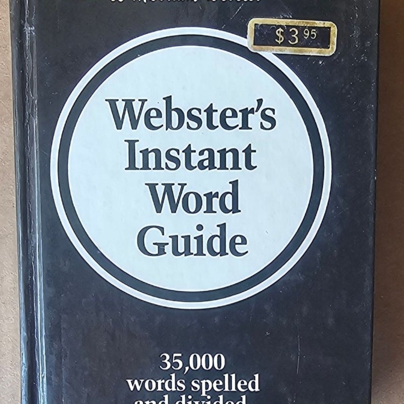 Webster's Instant Word Guide