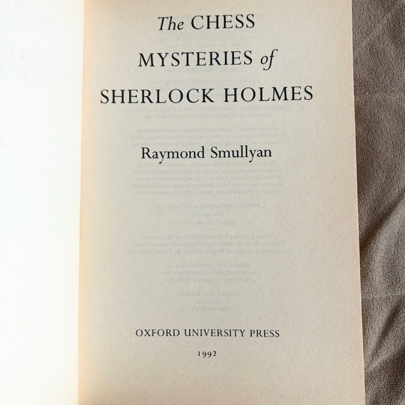 The Chess Mysteries of Sherlock Holmes