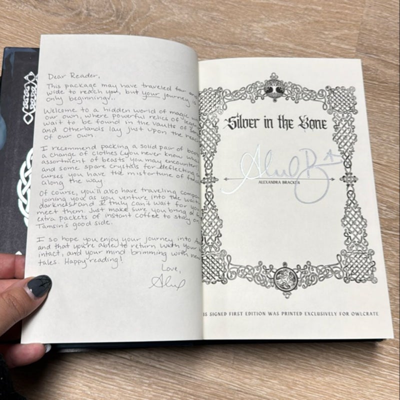 Silver in the Bone (exclusive special edition owlcrate - signed)