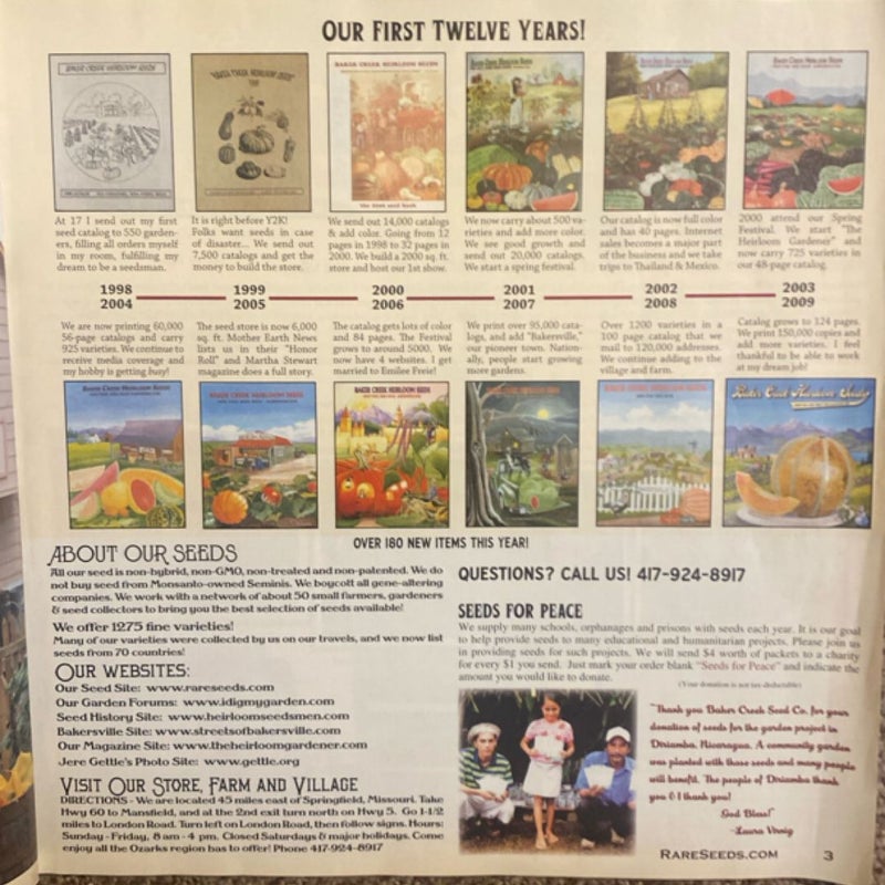 Baker Creek Heirloom Seeds