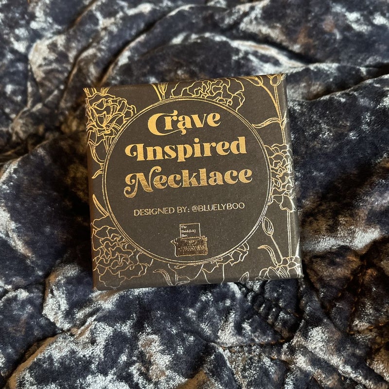 Crave Inspired Carnation Necklace - Bookish Box Exclusive 