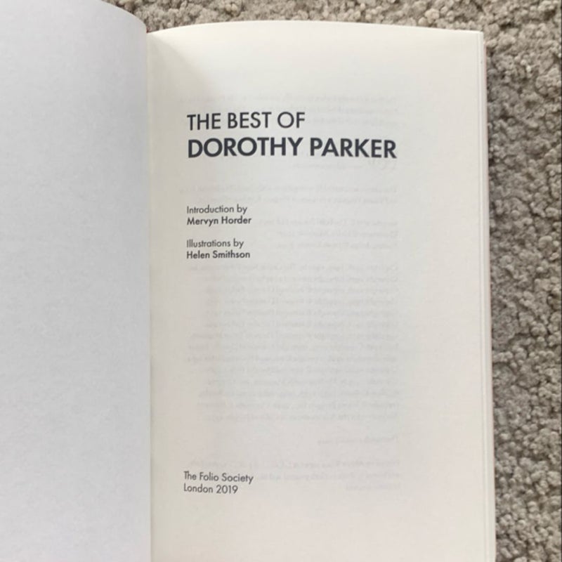 The Best of Dorothy Parker