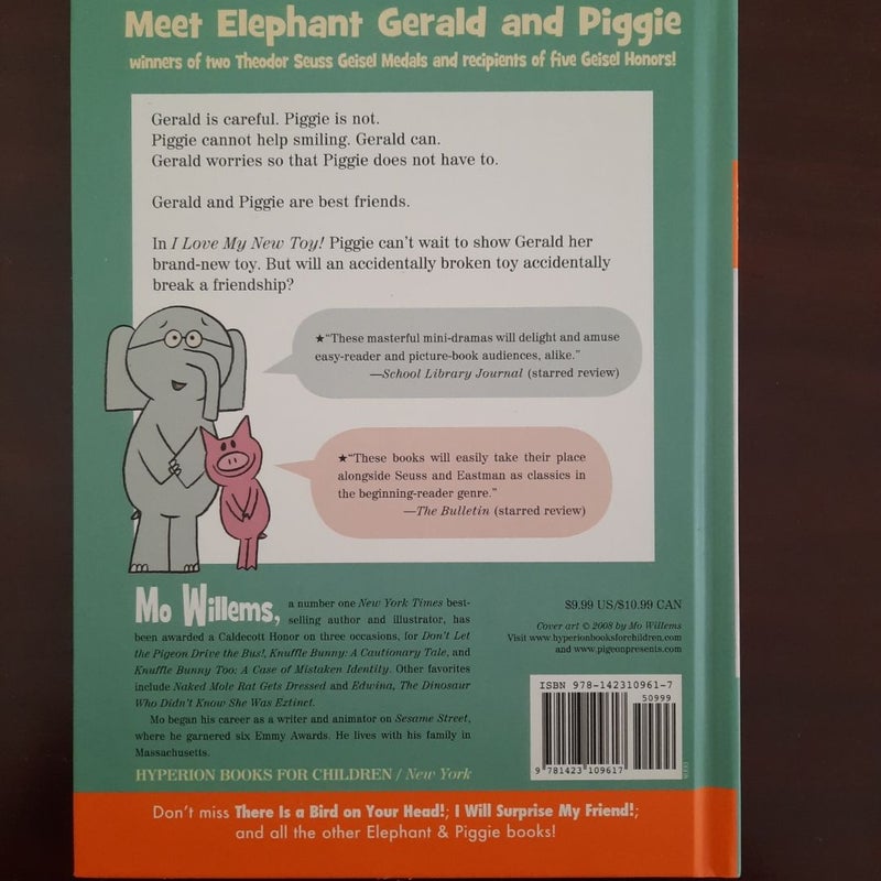 I Love My New Toy!-An Elephant and Piggie Book