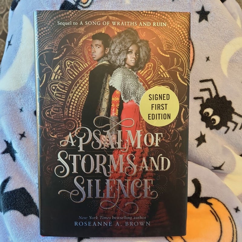 Signed First Edition: A Psalm of Storms and Silence