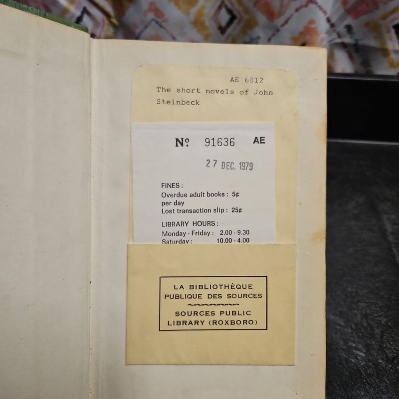 VINTAGE - The Short Novels of John Steinbeck (PB339)
