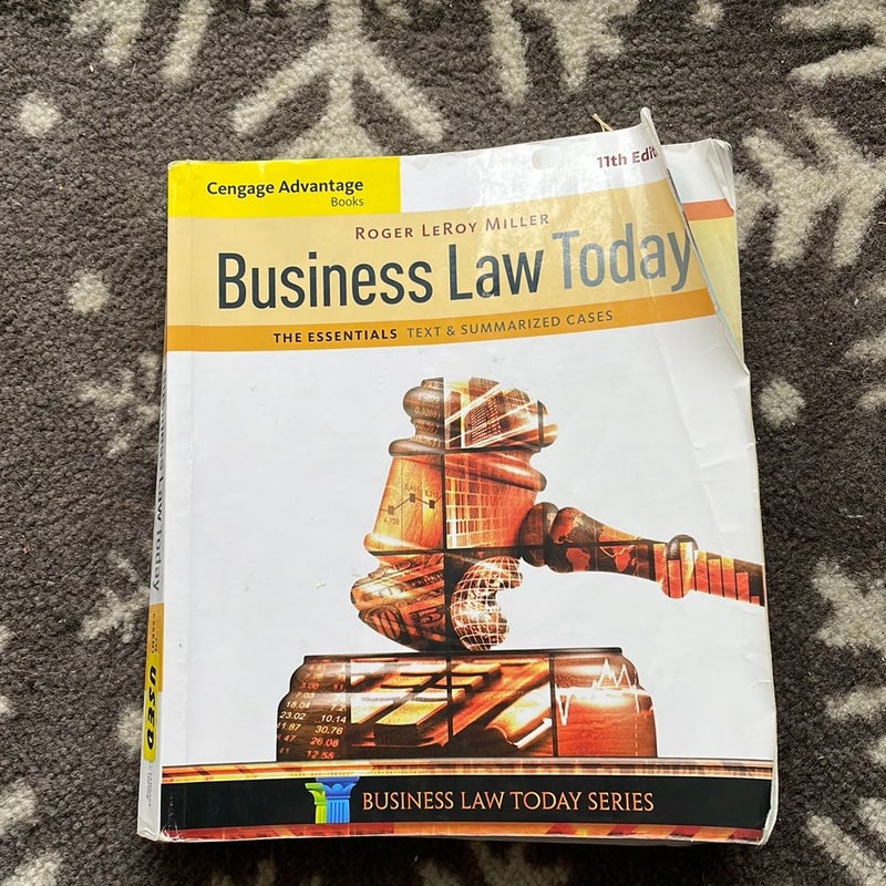 Cengage Advantage Books: Business Law Today, the Essentials