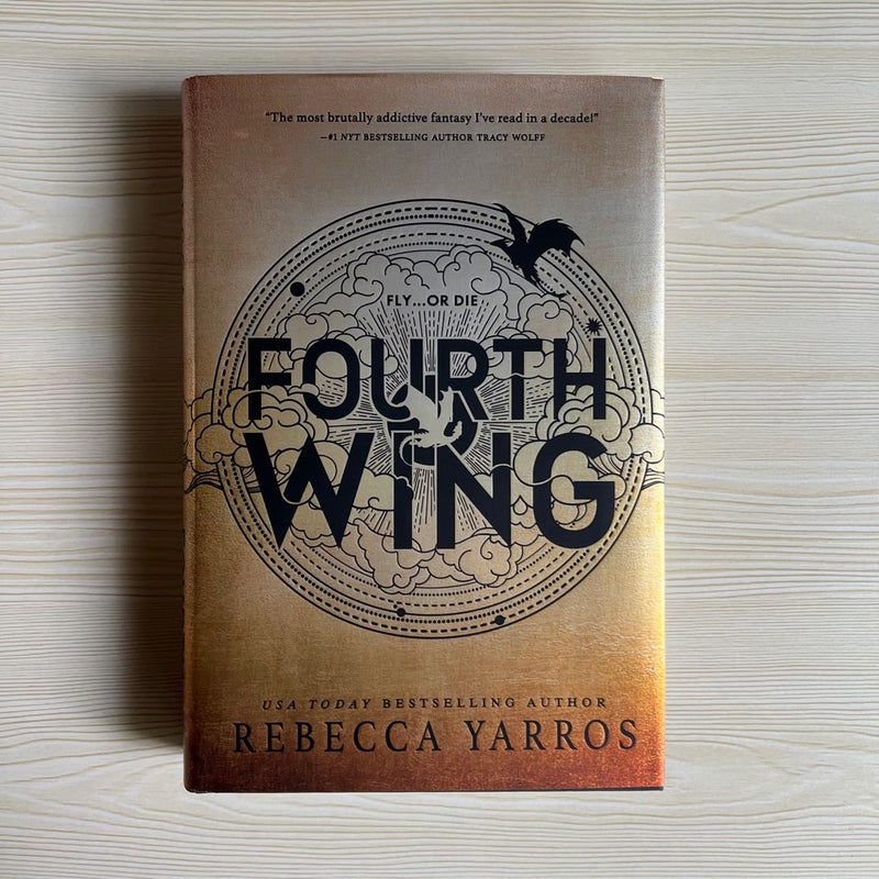 Fourth Wing First Edition - SPRAYED EDGES, SIGNED BOOKPLATE, FIRST PRINTING