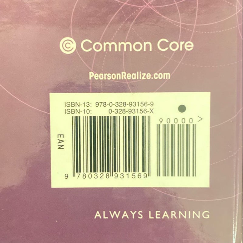 Envision Aga Common Core Student Edition Algebra 2 Grade 10/11 Copyright2018