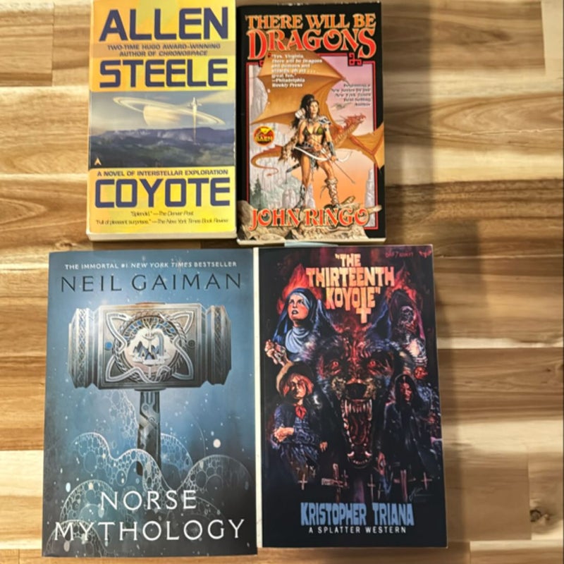 Science fiction mythology paperback lot