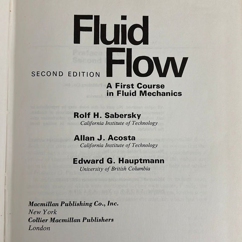 A First Course in Fluid Mechanics