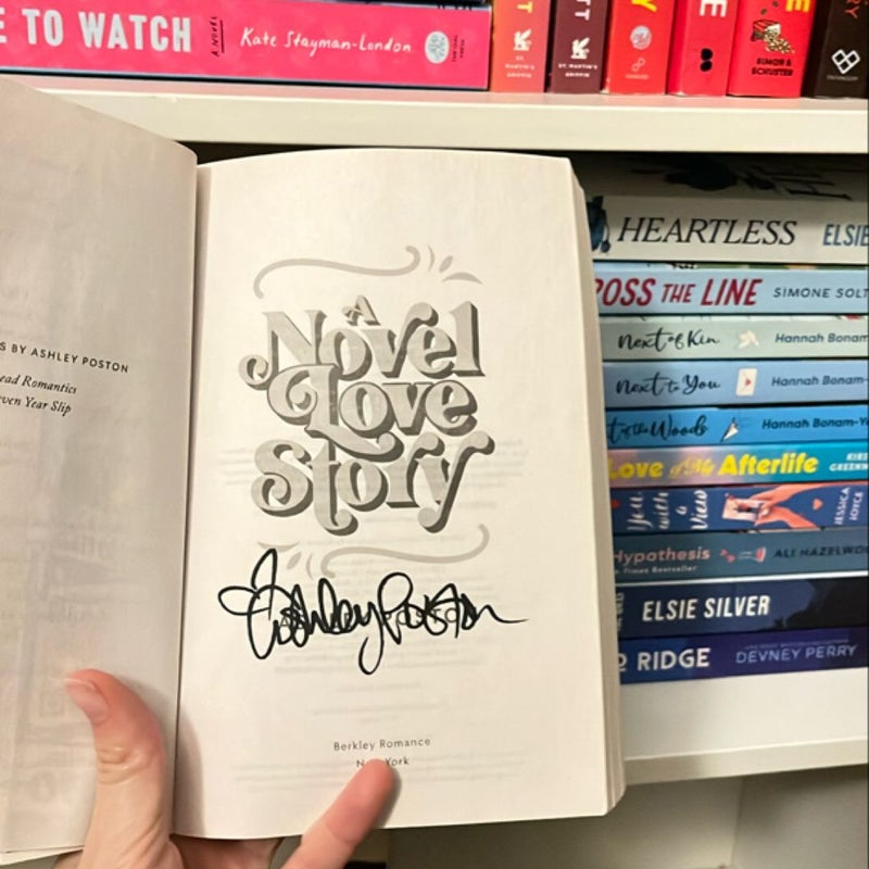 A Novel Love Story- Signed