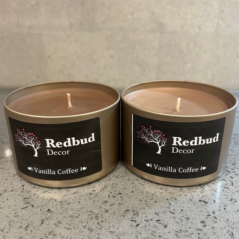 Two pack custom made candle set