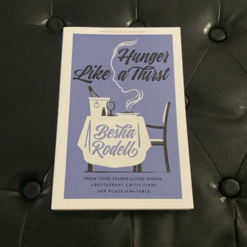 Hunger Like a Thirst (New, arc copy)