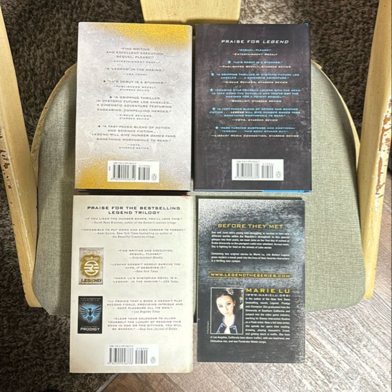 Legend Trilogy Boxed Set